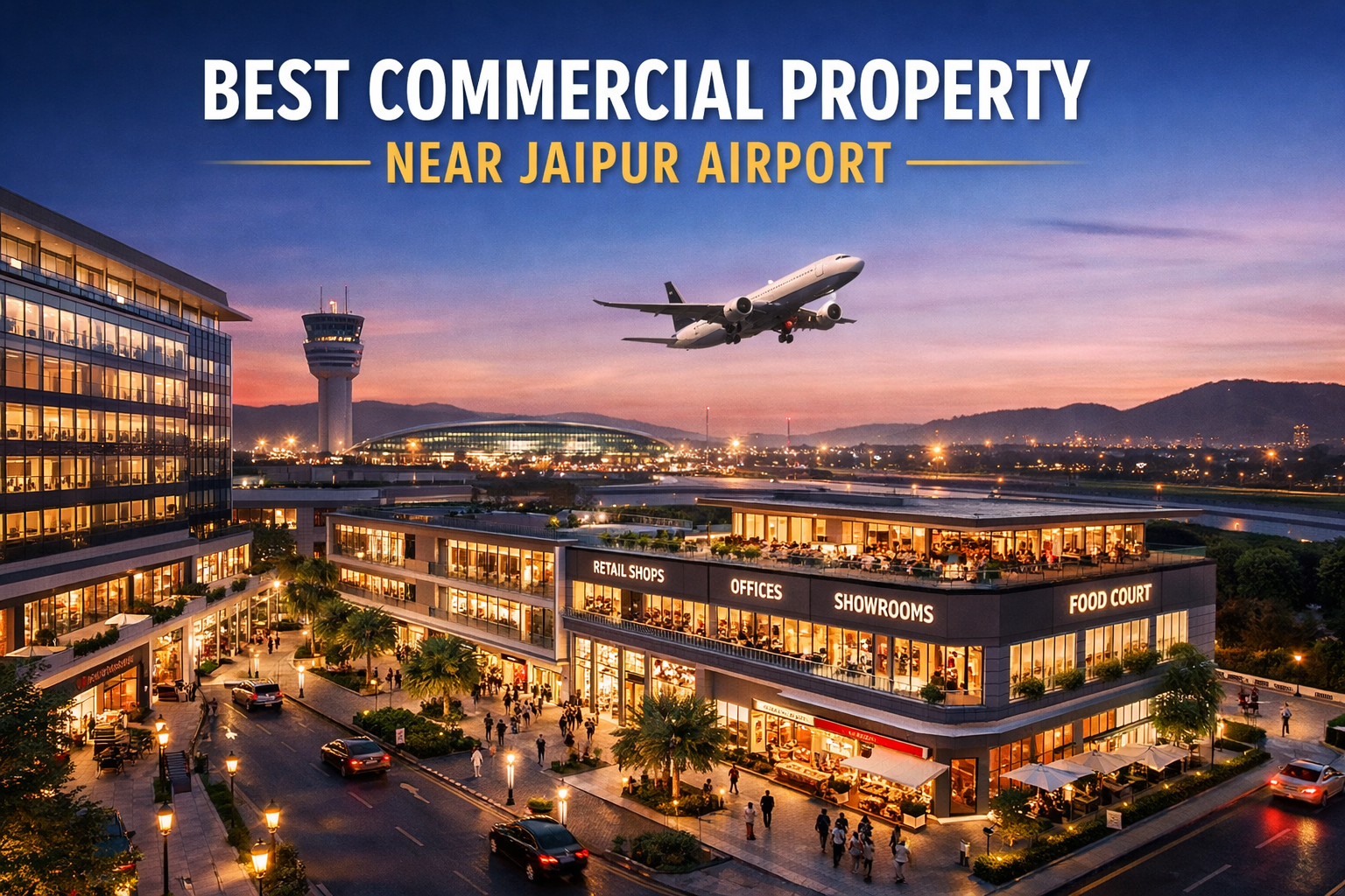 You are currently viewing Best Commercial Property Near Jaipur Airport: A Smart Investment Opportunity in 2026